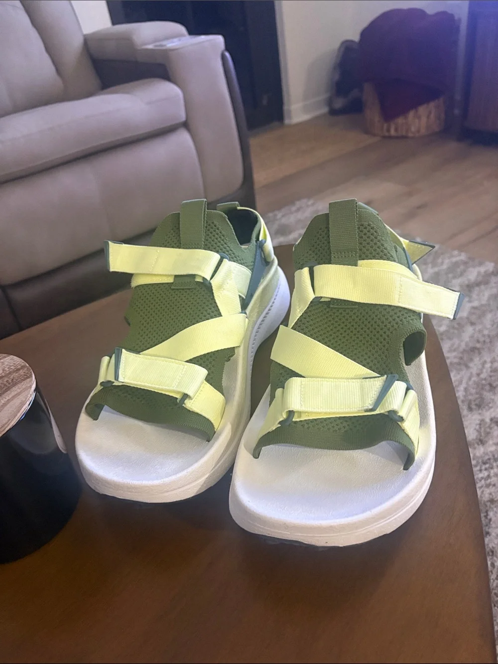 Teva Men’s Green & Yellow Sport Sandals